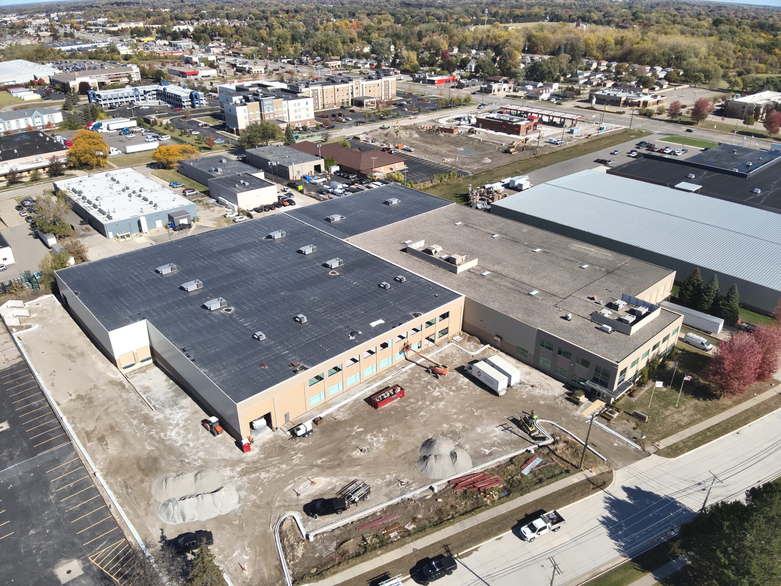 Jomar Valve manufacturing facility built by Kemp in Warren Michigan